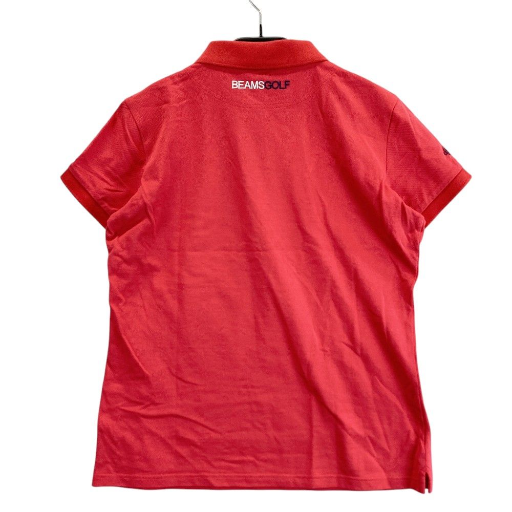 新品　ビームスゴルフ　半袖ポロシャツ　L サイズ：L BEAMS GOLF ビームスゴルフ 半袖ポロシャツ レッド系