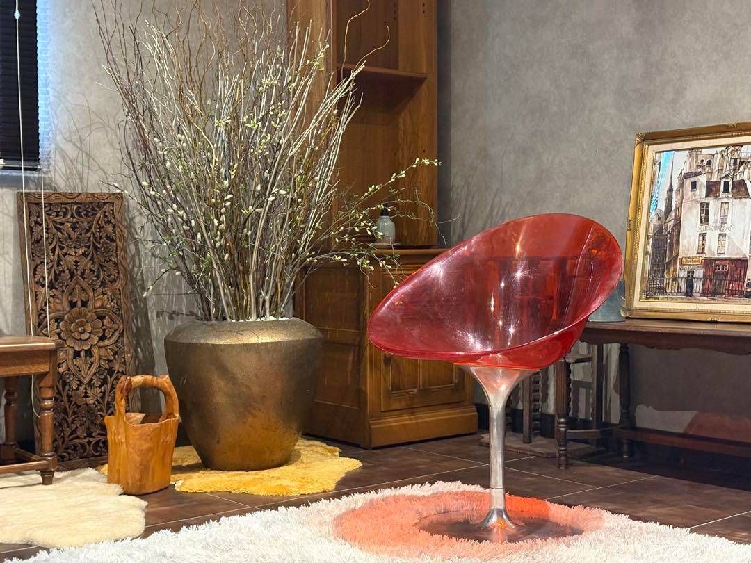 カルテル　kartell エロエスチェア　回転椅子　レトロフューチャー　YZ カルテル kartell エロエスチェア 回転椅子 レトロフューチャー YZ