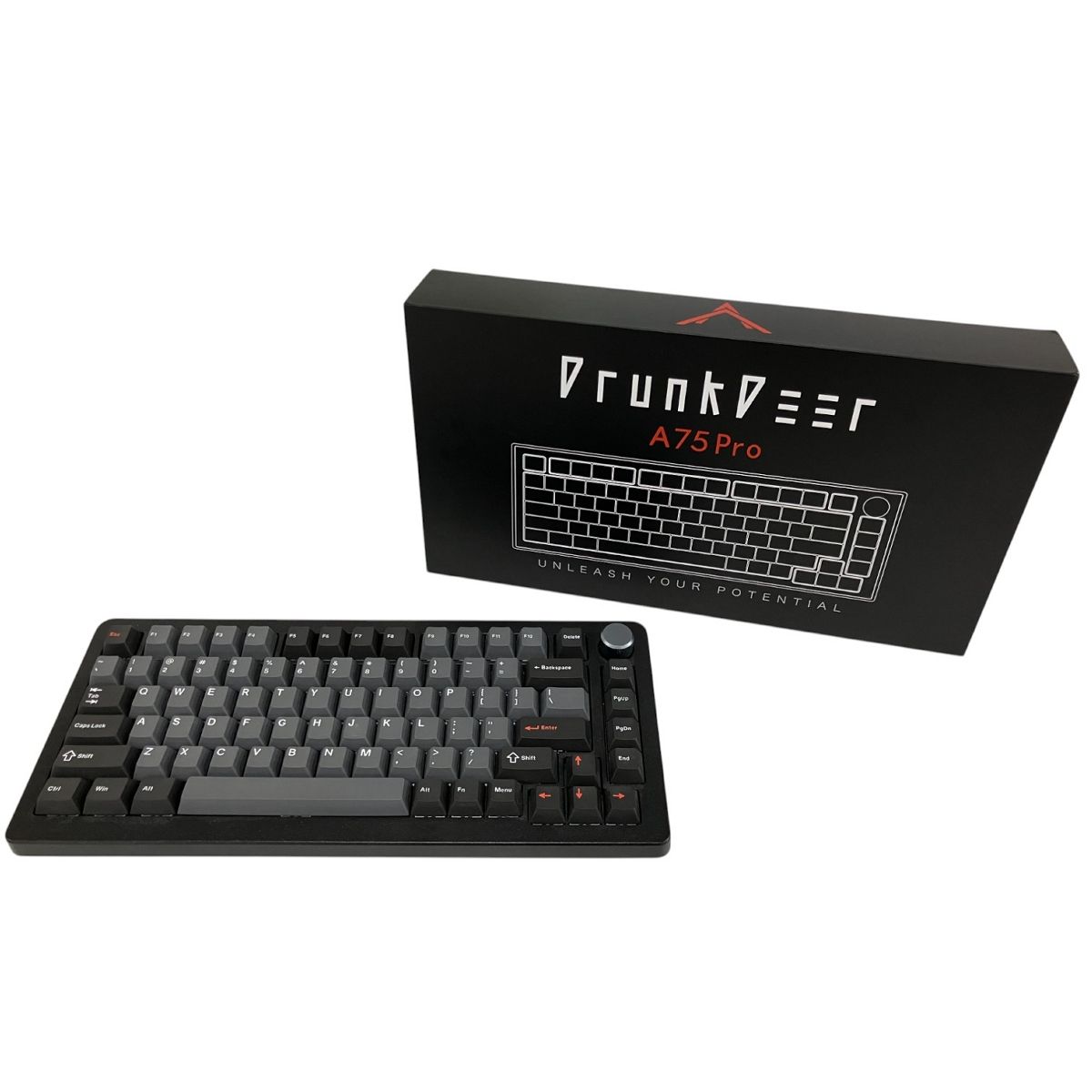 DrunkDeer A75 Pro ゲーミングキーボード PC周辺機器 家電 良好 B10063831