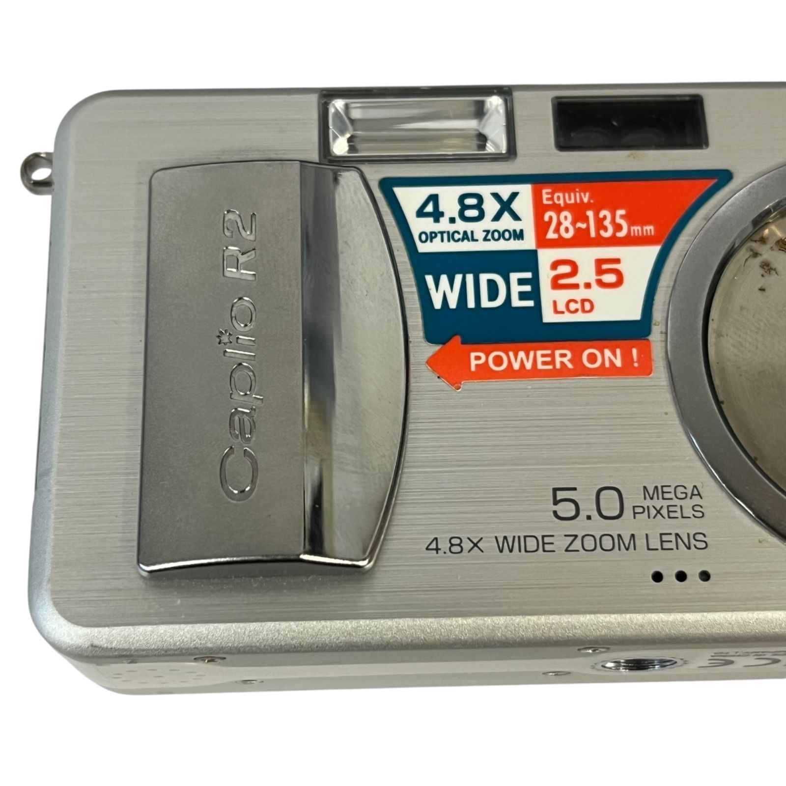 【完動品】RICOH Caplio R2 デジタルカメラ 動作確認済 Amazon | RICOH Caplio R2 シルバー デジタルカメラ