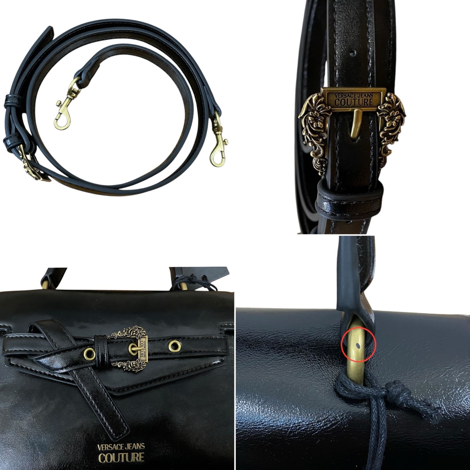 VERSACE JEANS COUTURE (ヴェルサーチェジーンズ) ハンドバッグ 