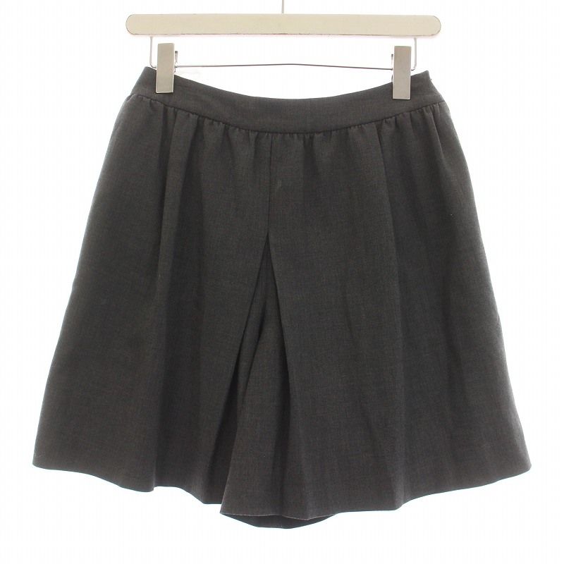 ルネ Rene BASIC キュロット ショートパンツ タック ストレッチ