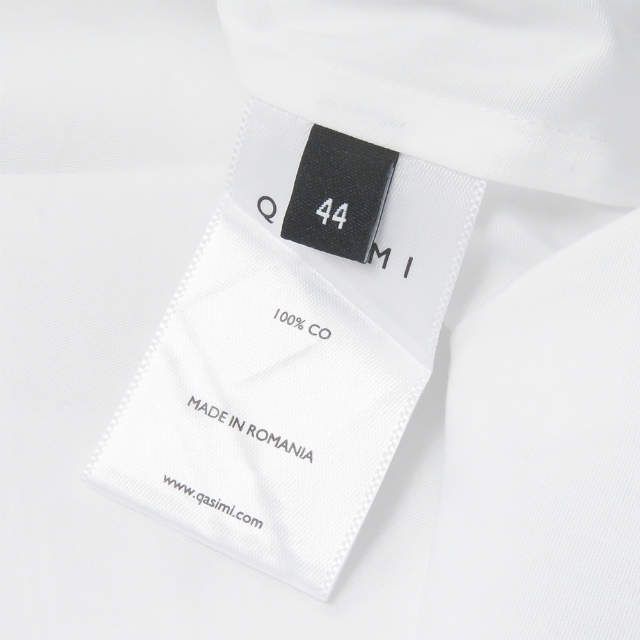 新品 QASIMI カシミ 20SS SAMA POPLIN WRAP SHIRT コットンポプリン 