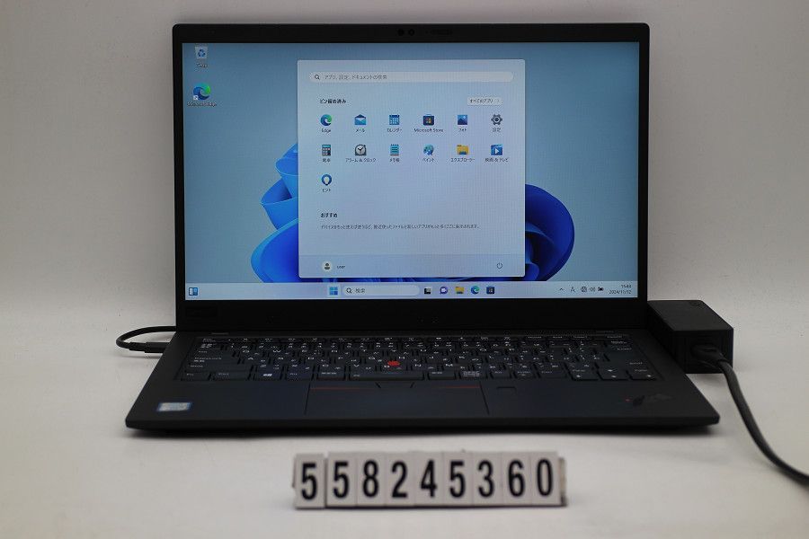 Lenovo ThinkPad X1 Carbon 7th Gen Core i5 8365U 1.6GHz/16GB/256GB(SSD)/14W/WQHD(2560x1440)/Win11 【558245360】