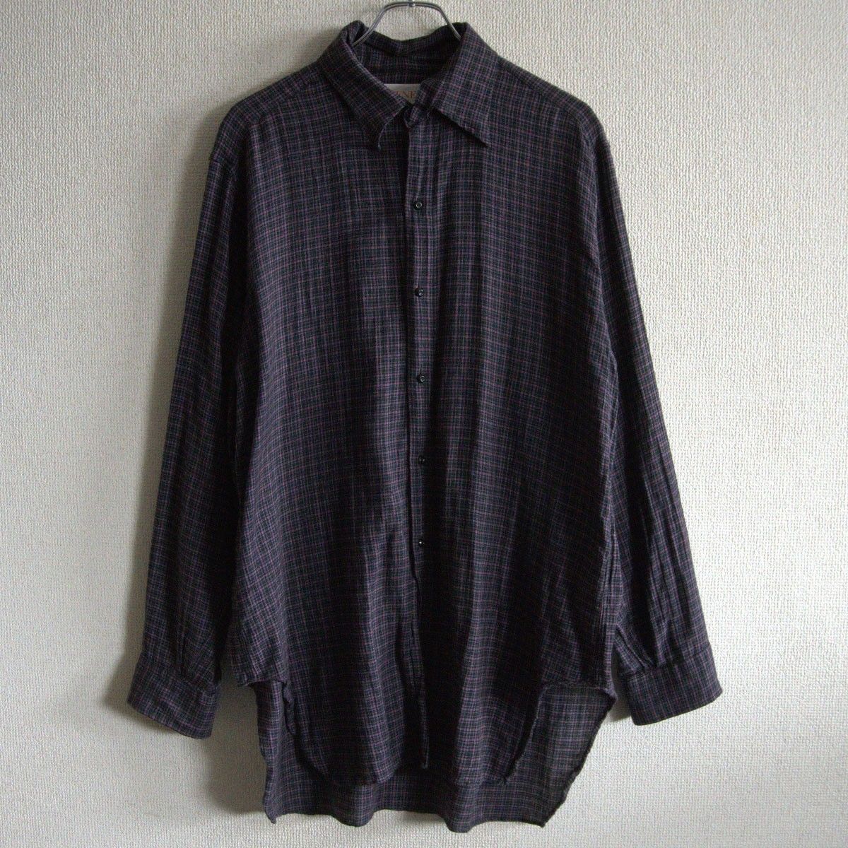 【雰囲気抜群】NICENESS【21SS MILLER SHIRT】L ナイスネス チェック シャツ 25050661