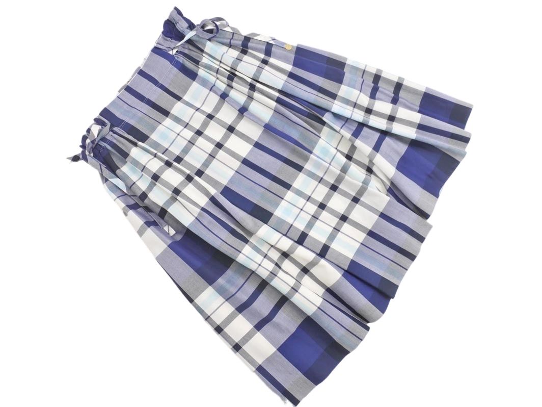 BLUE LABEL CRESTBRIDGE チェックスカート 38 BLUE LABEL CRESTBRIDGE チェック柄スカート 38（パーシャル