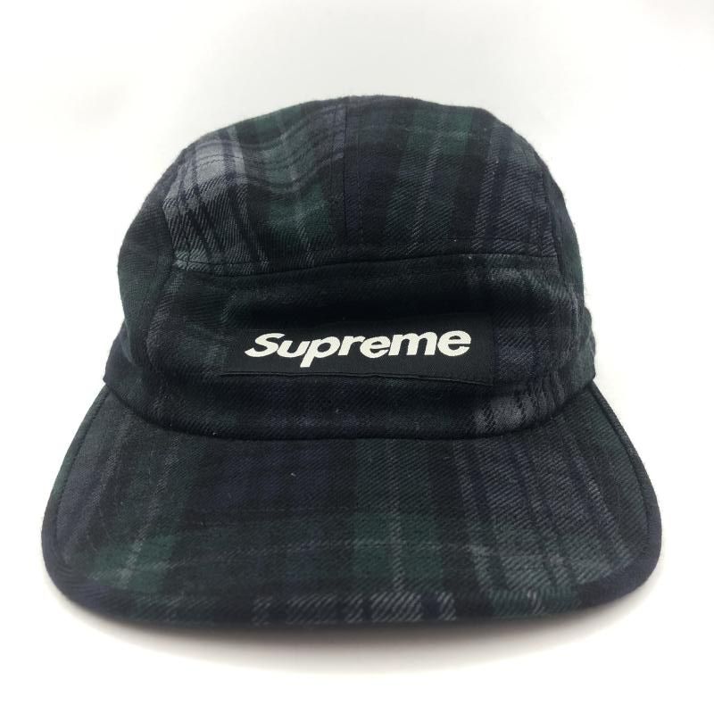 シュプリーム SUPREME 16FW Plaid Camp Cap グリーン シュプリーム 24