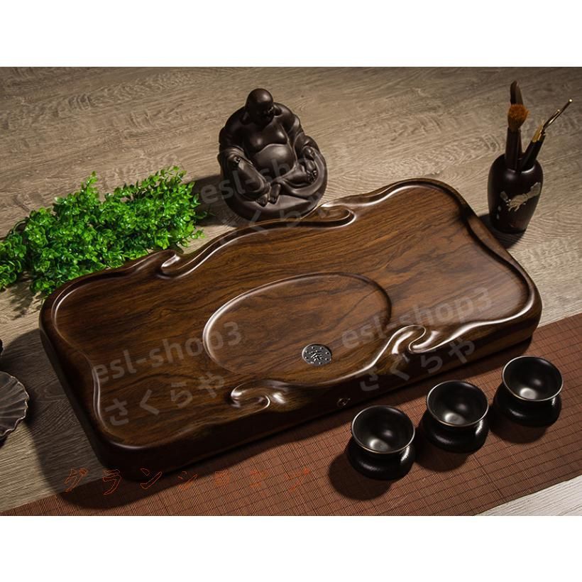 天然木のティーテーブル カンフーティーセット