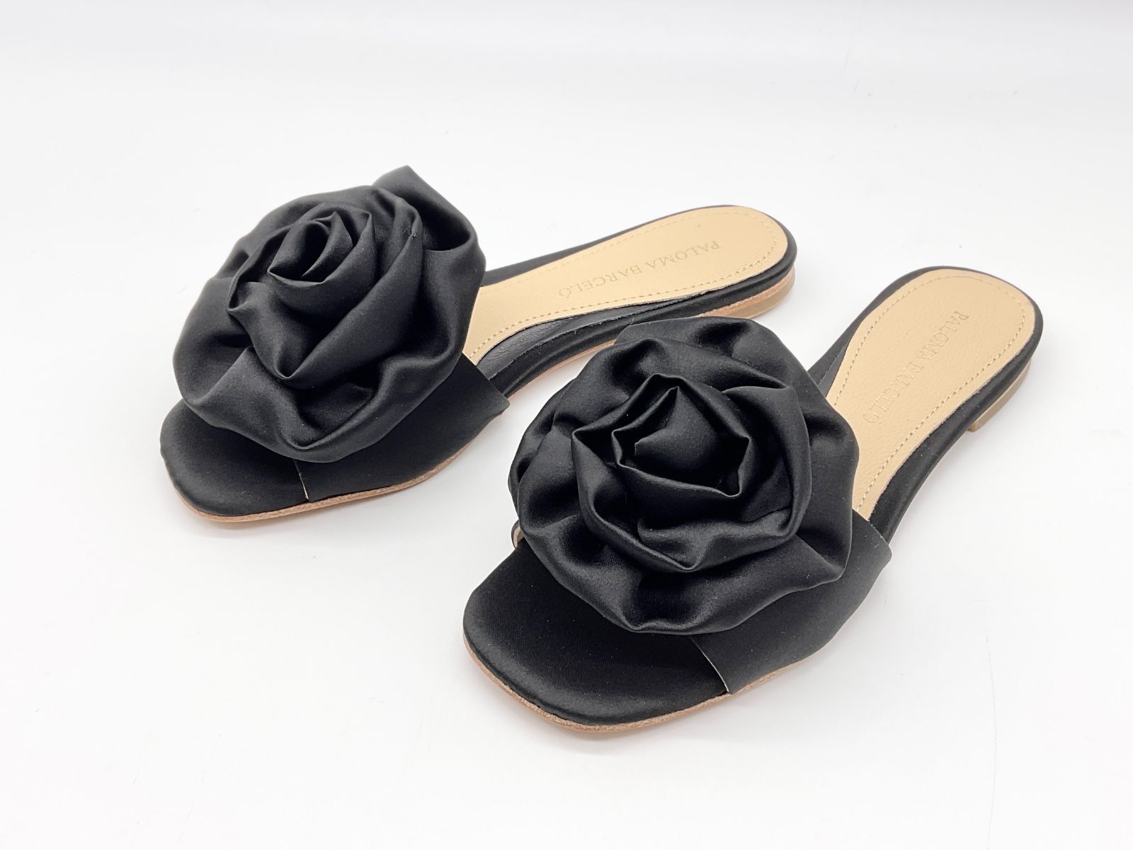 PALOMA BARCELO 25SS サンダル・ミュール ブラック系 PALOMA BARCELO(パロマバルセロ ) サンダル・ミュール