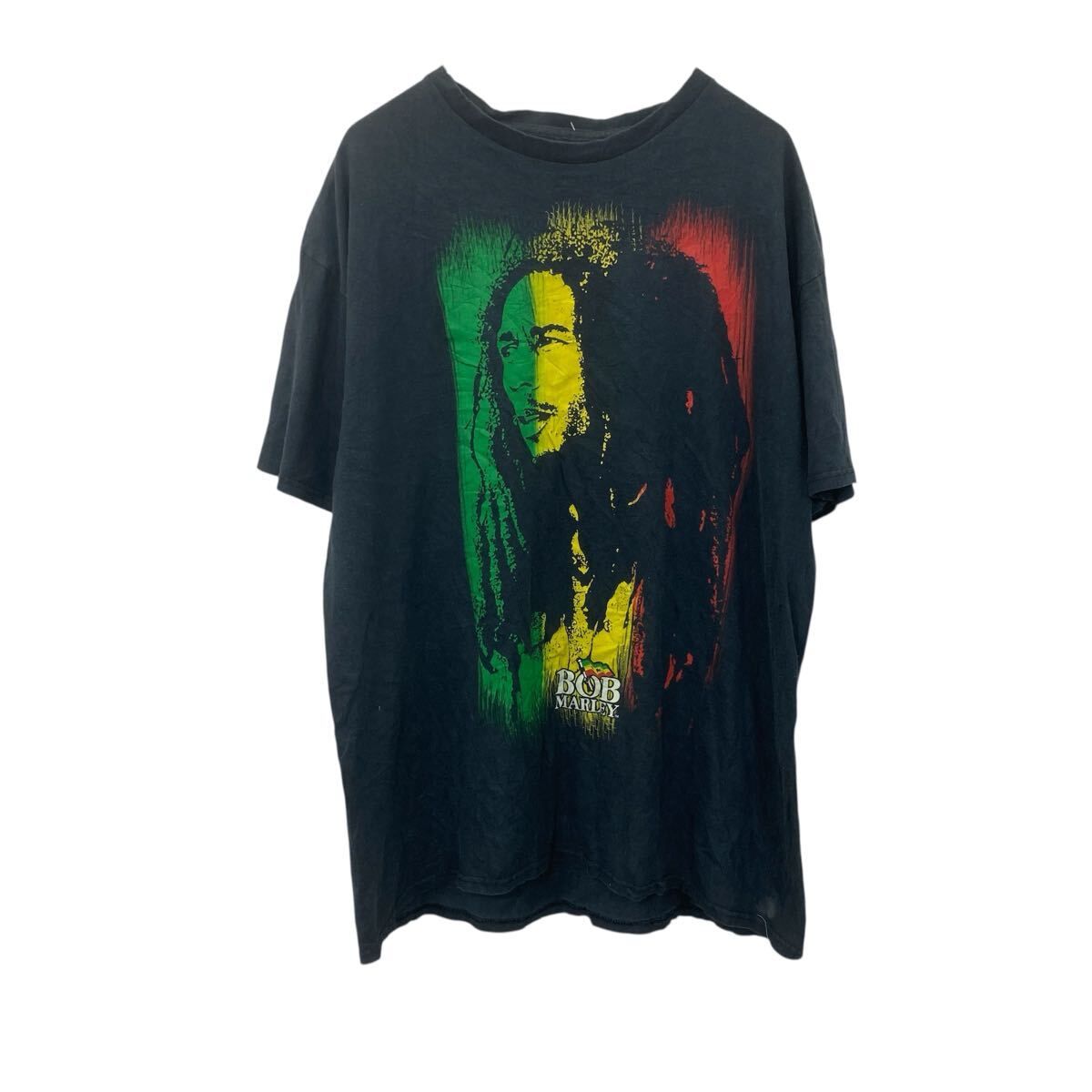 希少XL、ラスタカラー】ZION ボブマーリー古着フォトTシャツ