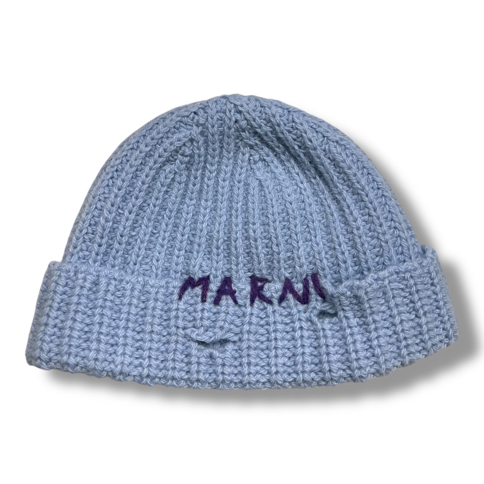 参考上代58300円 未使用品 MARNI 24AW ウール ロゴ ステッチ