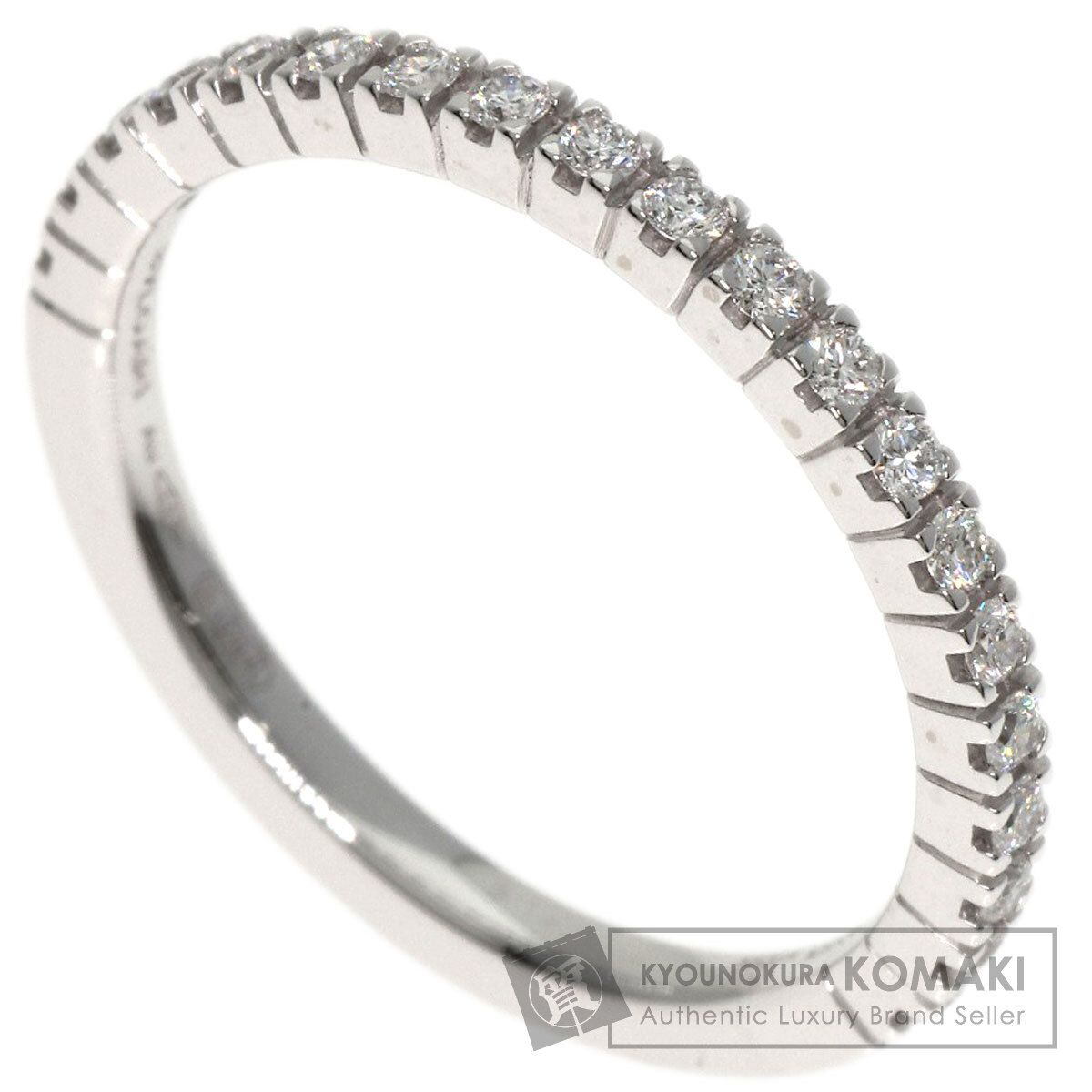 BVLGARI ブルガリ ローマ アモール ハーフ ダイヤモンド リング 指輪 K18WG レディース