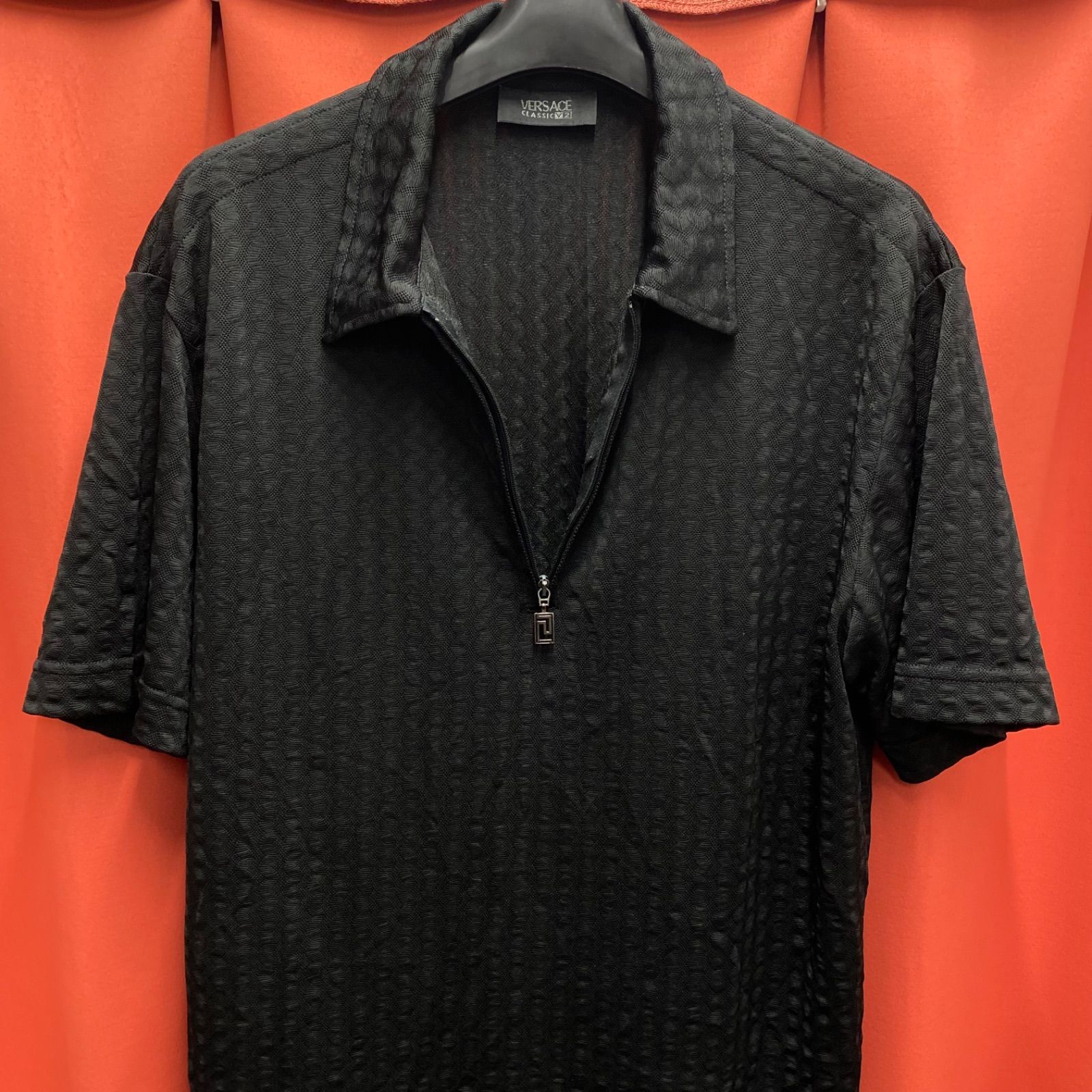 VERSACE CLASSIC V2 ブラックシャツ Versace Classic V2 Black Button Up Shirt | eBay