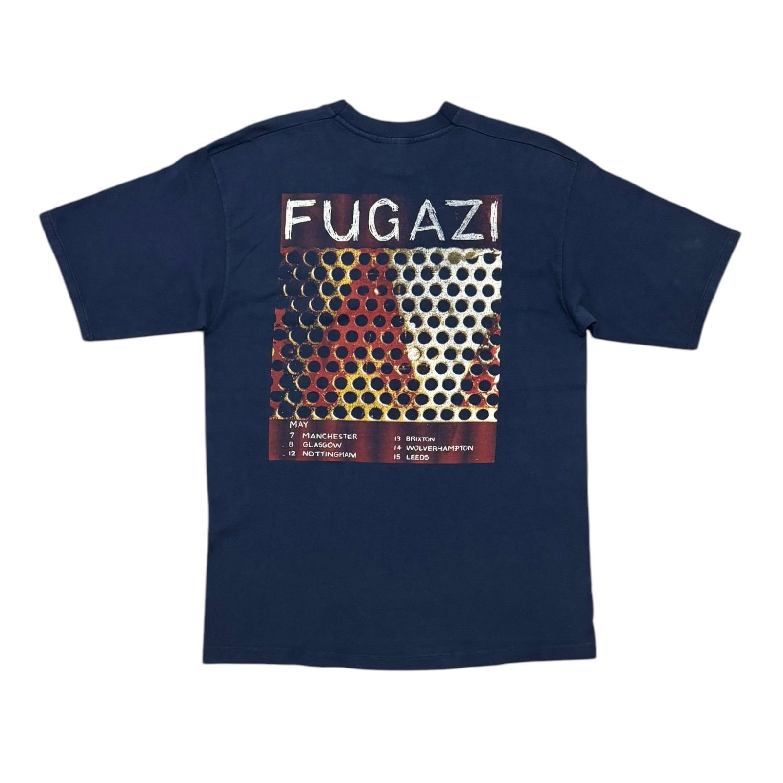 90s Fugazi UK Tour T-shirt (L) フガジ Tシャツ Nirvana Sonic Youth