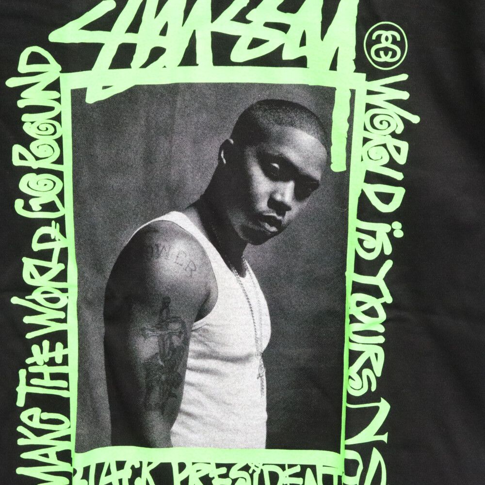 希少レア】ステューシーSTUSSY×NEXUSⅦ Nas フォトTシャツ
