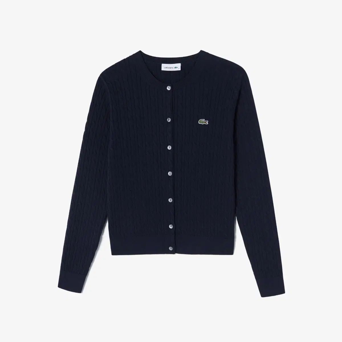 LACOSTE ラコステ レディース ケーブル 長袖 カーディガン
