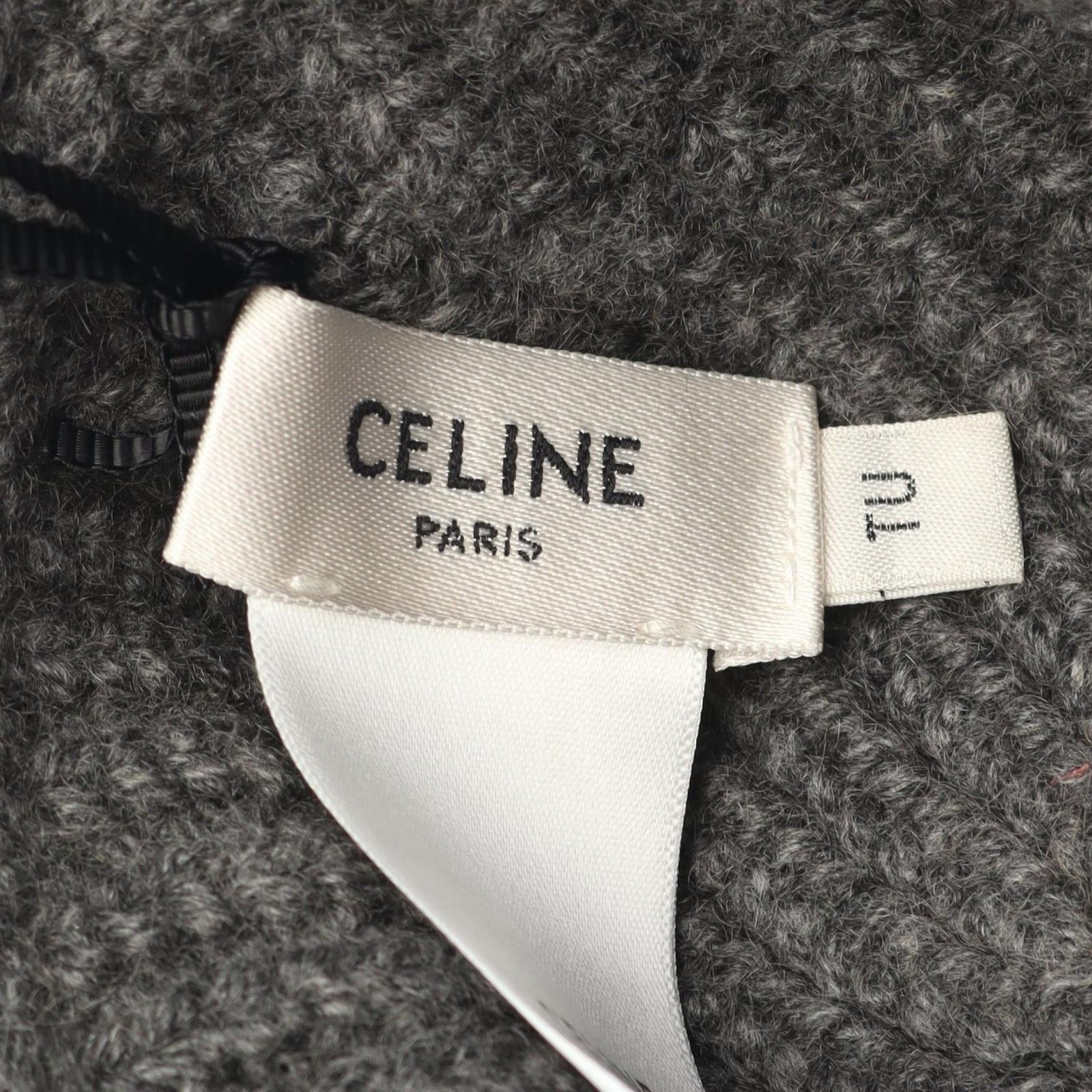 セリーヌ CELINE ハット CELINE トリオンフ クロシェ バケット グレー