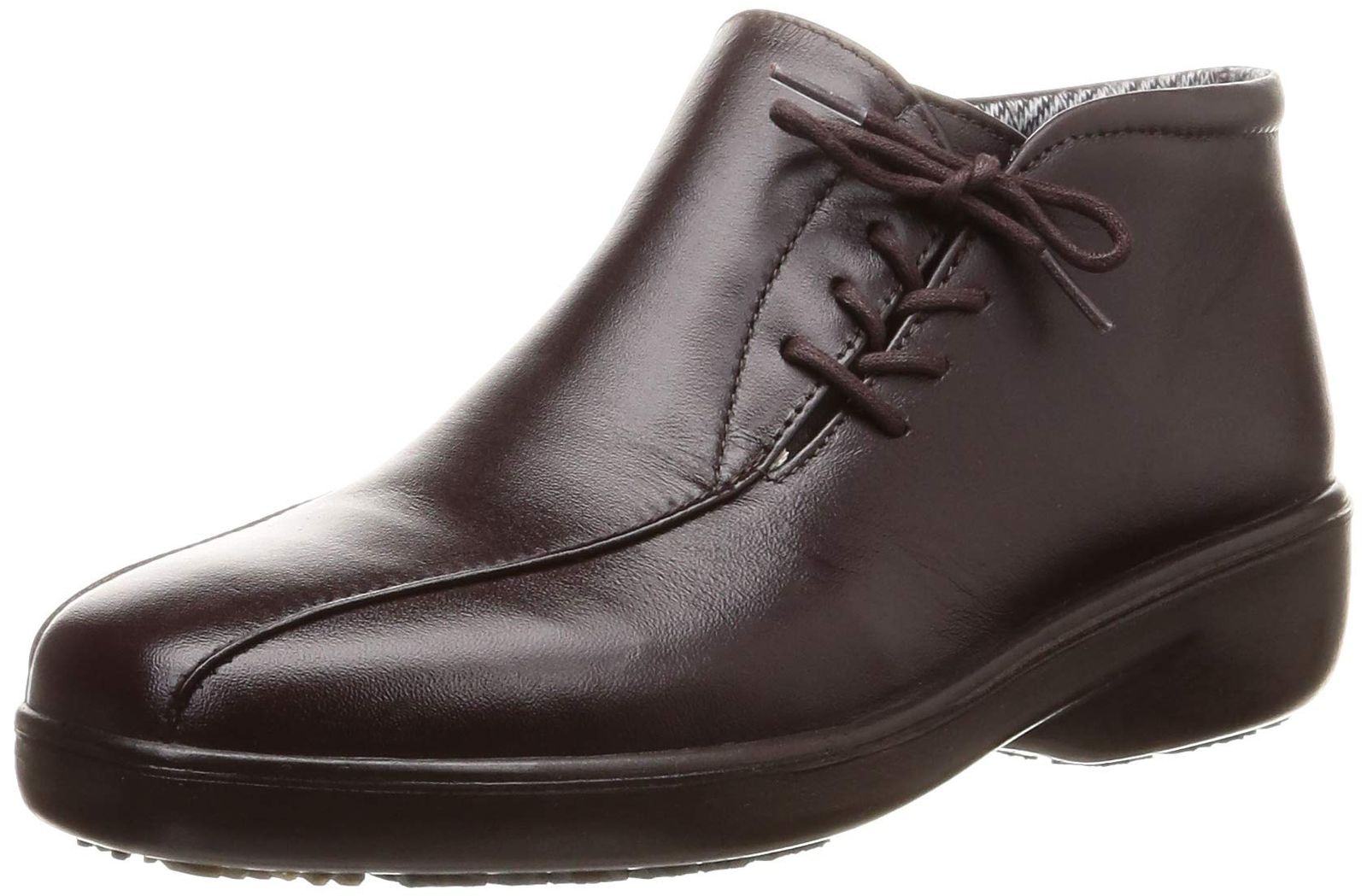 スポルス 日本製 本革 透湿防水 撥水 ブーツ 4E スペラン 防滑ソール ファスナー SP7579WSR ダークブラウン 22.5 cm