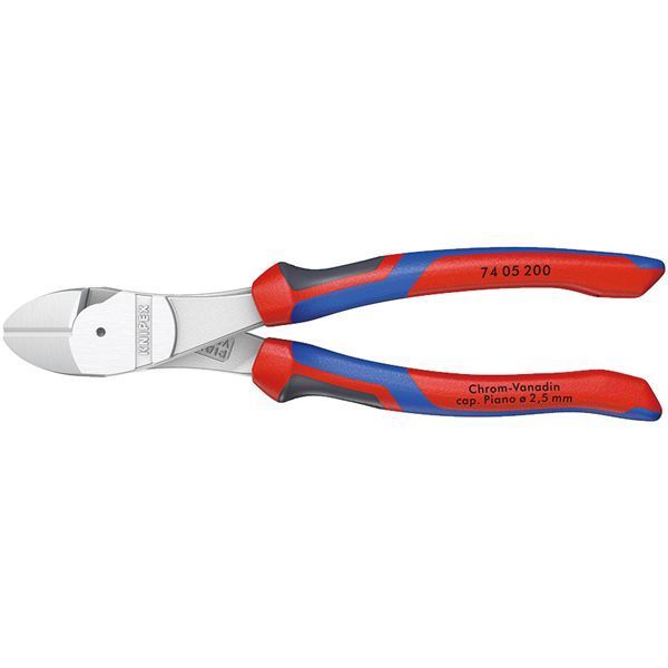 KNIPEX クニペックス 強力型斜ニッパー 硬線用 コンフォート 全長200mm 7405-200