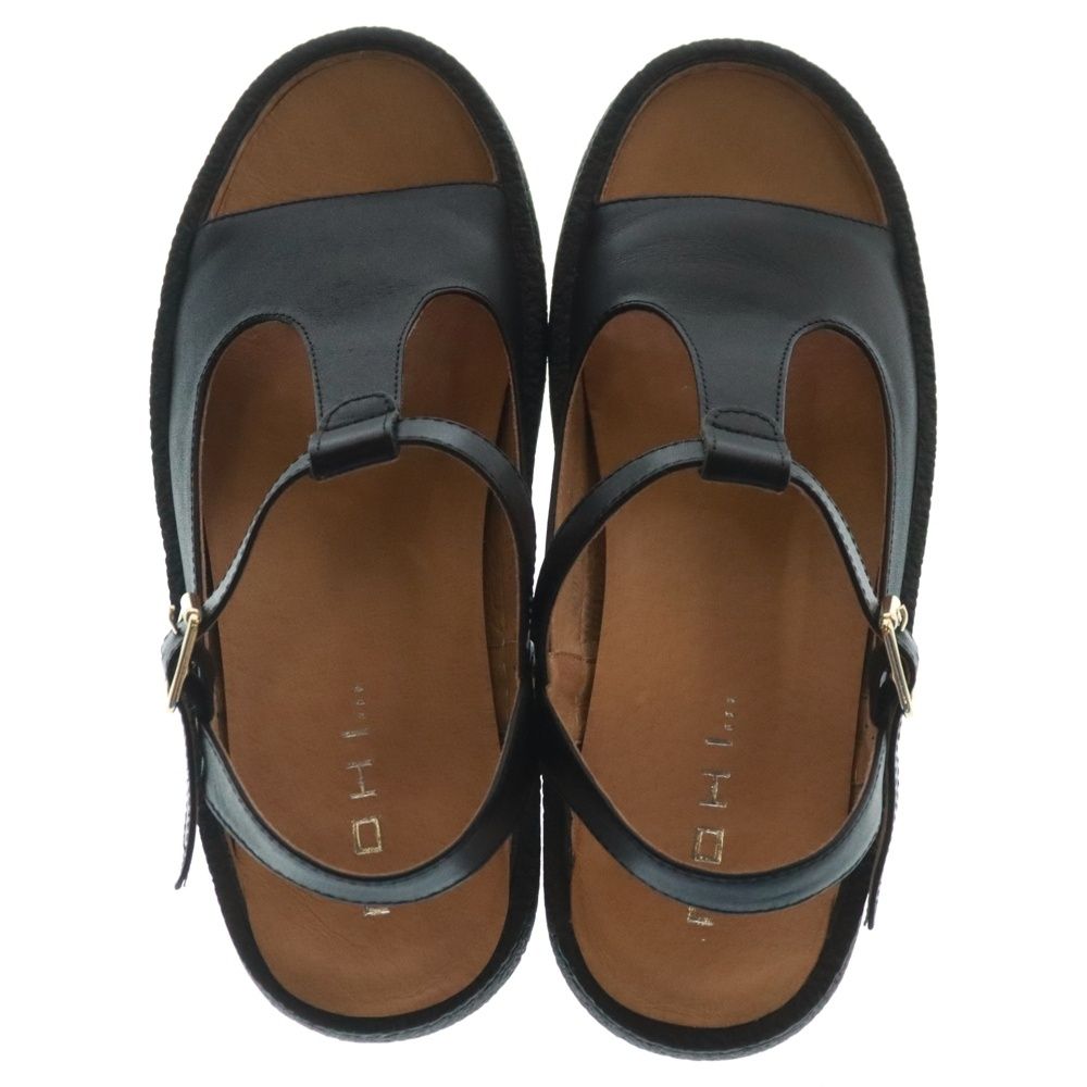MOHI/ レザーTストラップオープントゥフラットシューズ 38 MOHI/ レザーTストラップオープントゥフラットシューズ 38 楽天市場