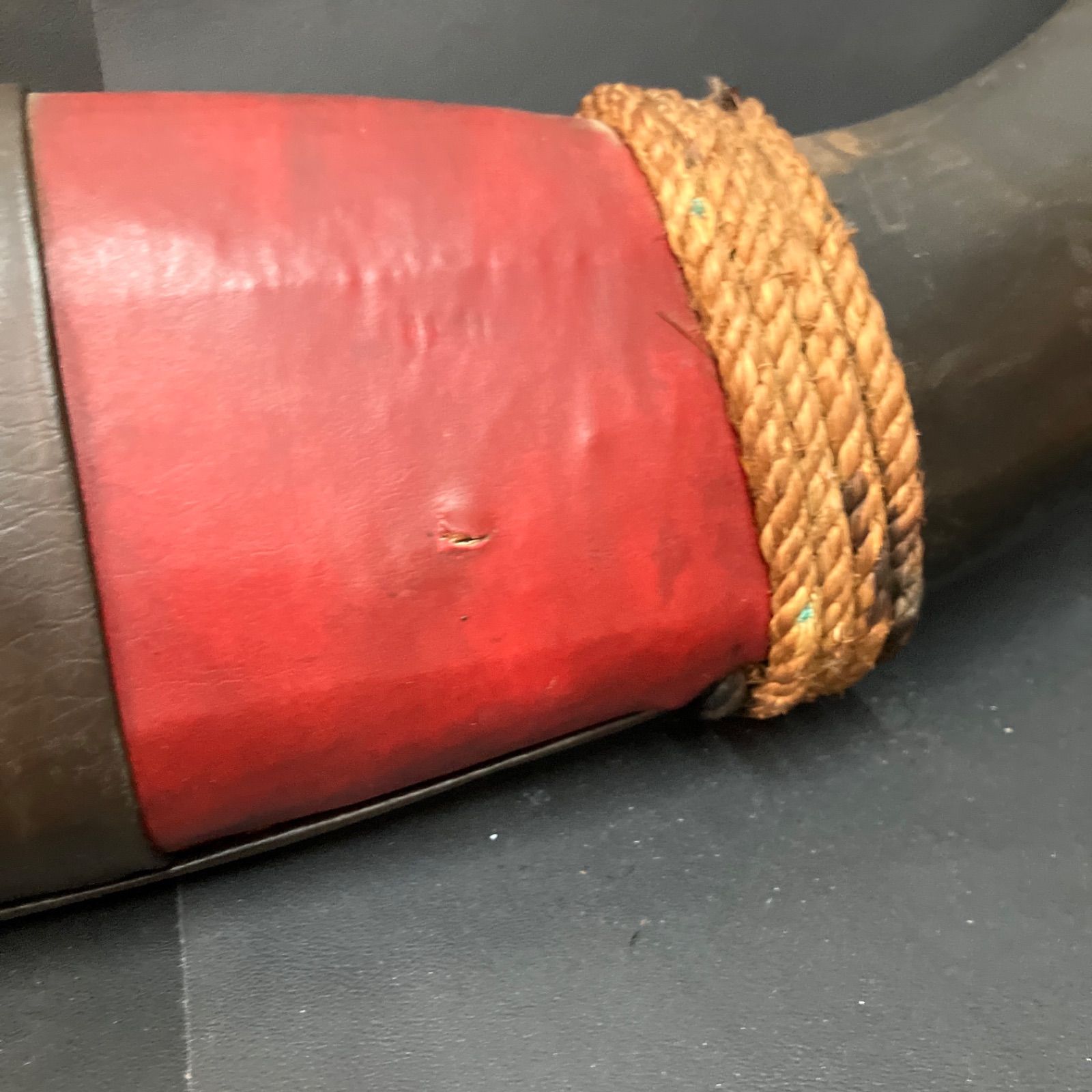 水牛角部 角 龍の彫刻の装飾的な角 幅約78cm インテリア 置物 水牛の角