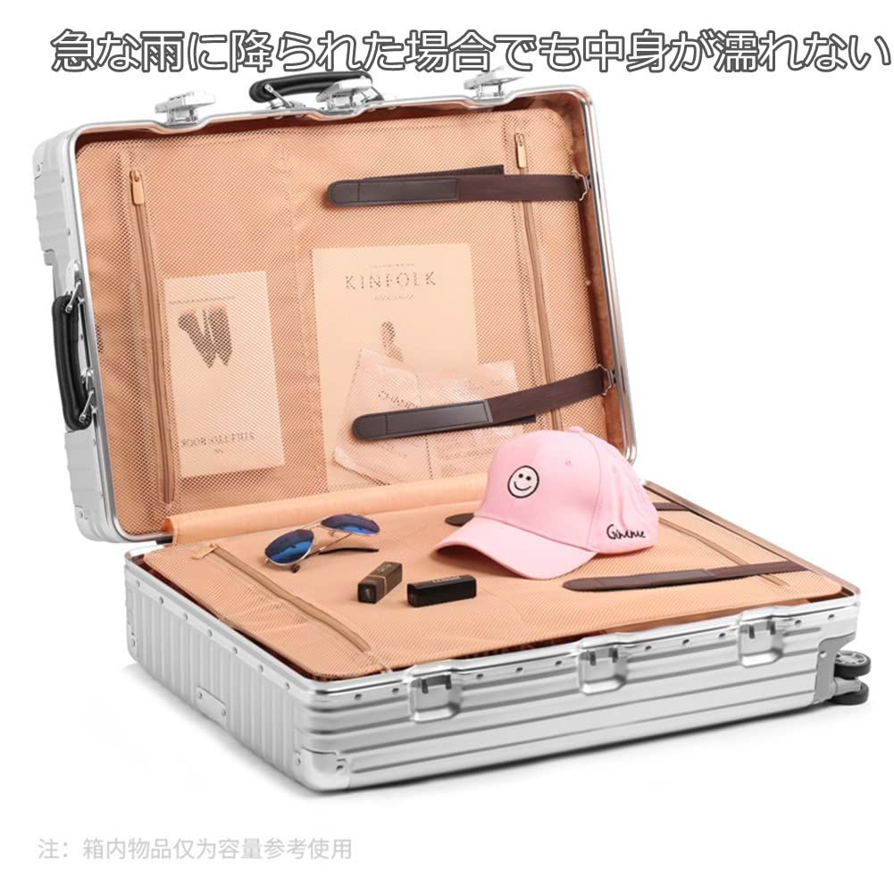 在庫 キャリーバッグ 人気 TSAロック 大型 キャリーケース アルミ スーツケース スーツケース 大容量 静音 キャリーケース ビジネス アルミフレーム 93リットル 28インチ DINGHANG ブラック