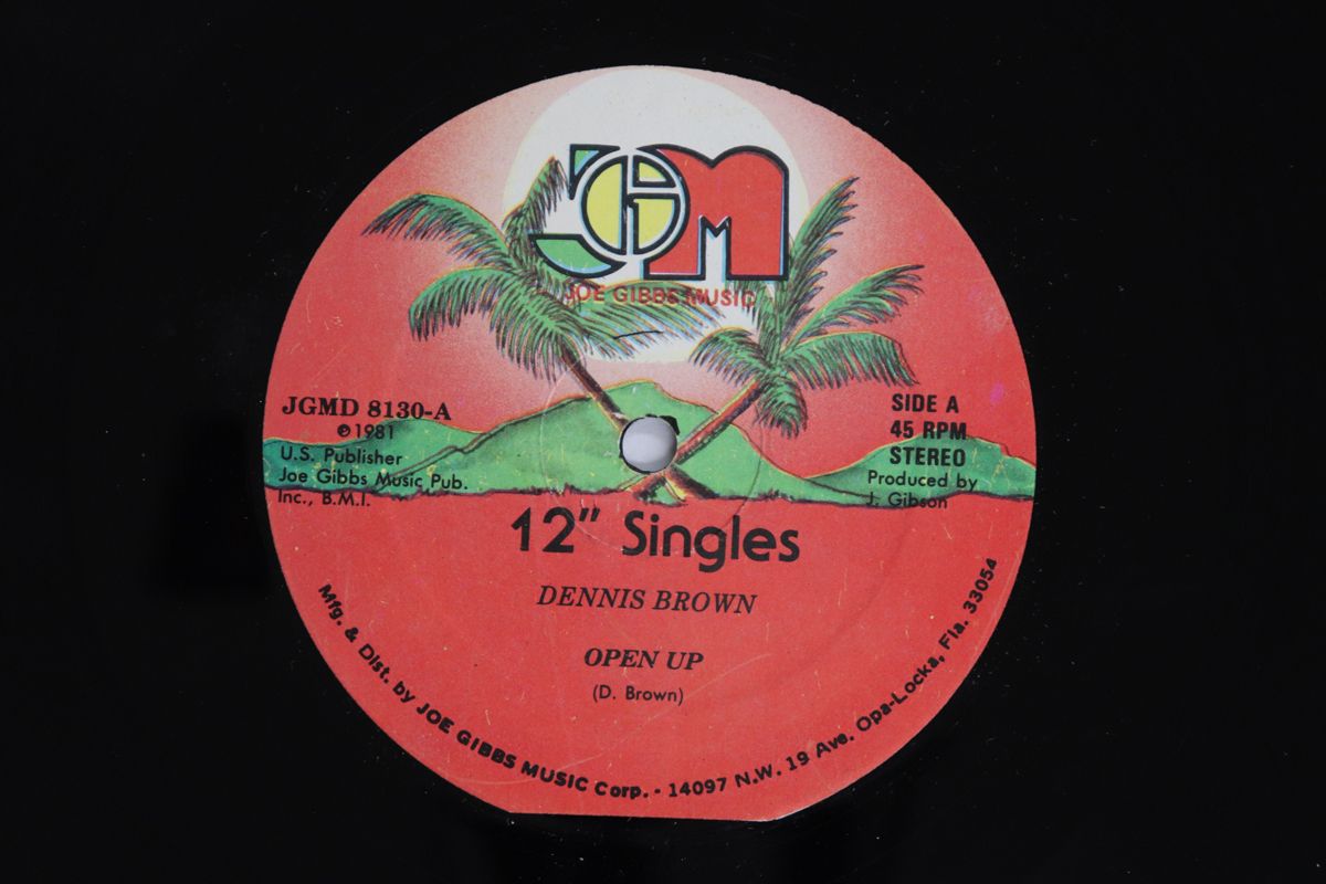 レコード Joe Gibbs レーベル Dennis Brown 8枚セット