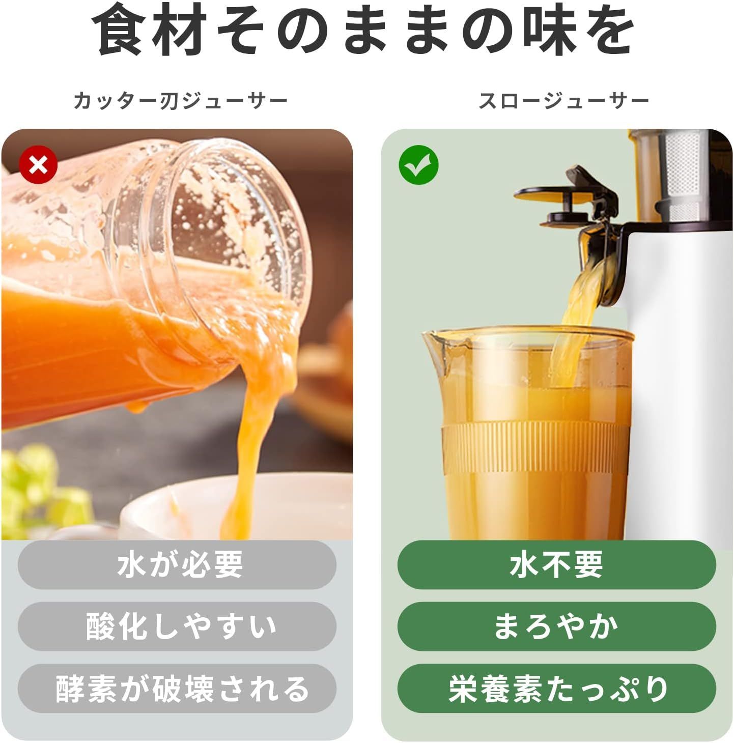 スロージューサー 搾りカス分離 低速回転 ジューサー 小型 ミキサー Amazon | アセキ スロージューサー 搾りカス分離 低速回転