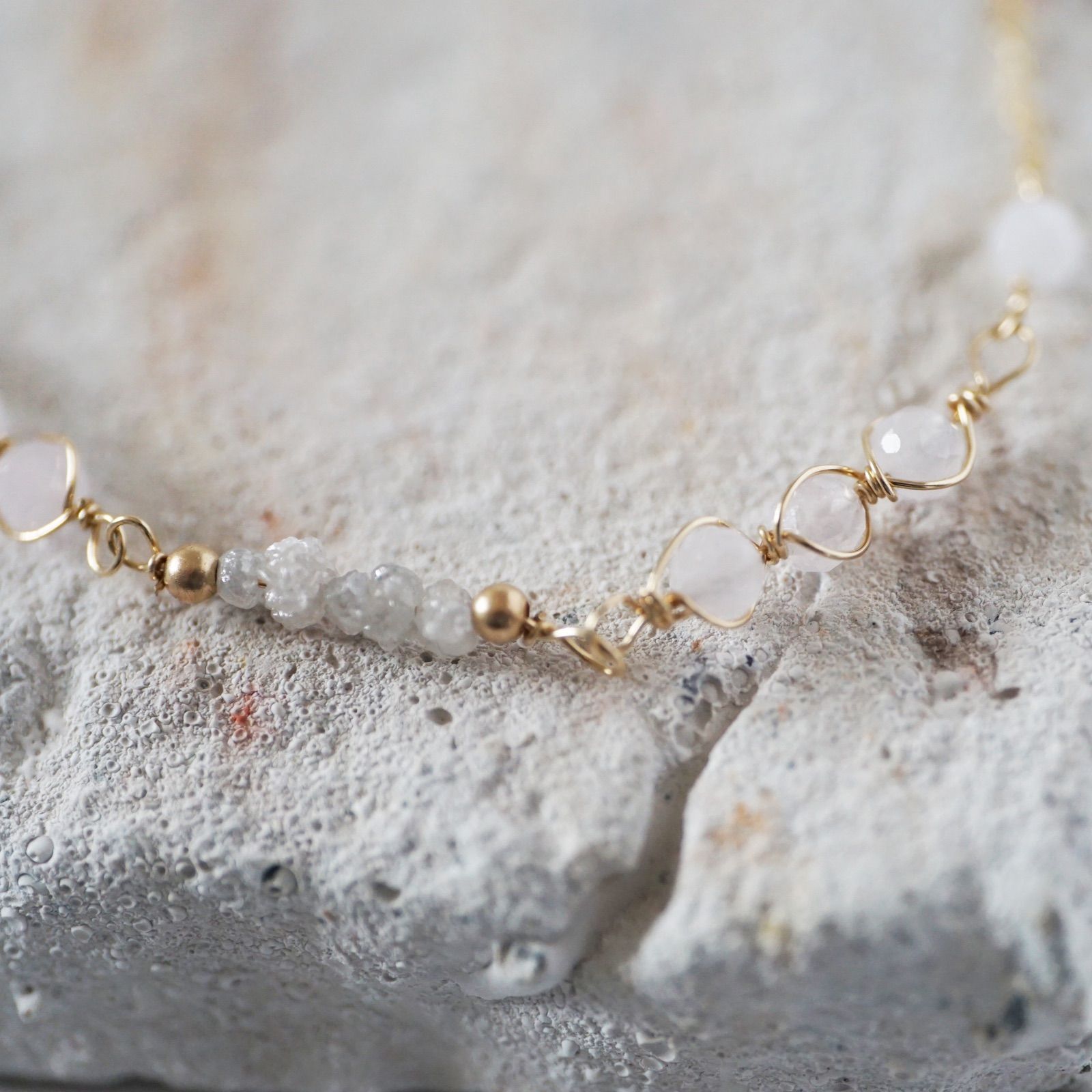 天然石 高品質 ダイヤモンド&モルガナイト,エメラルド,アクアマリン  