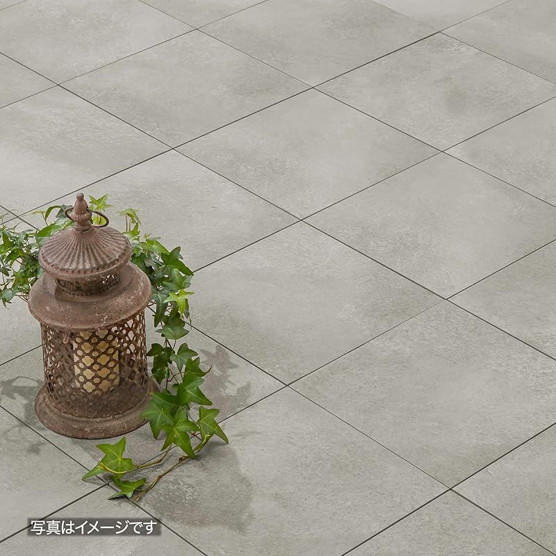 タカショー ガーデンタイル ベースアップ 敷くだけデッキ 磁器タイル 9枚組 ライトグレー LG DIY エクステリア ジョイントタイル 敷くだけ簡単設置 磁器タイル ポリプロピレン JBG-BCLG 9S 1