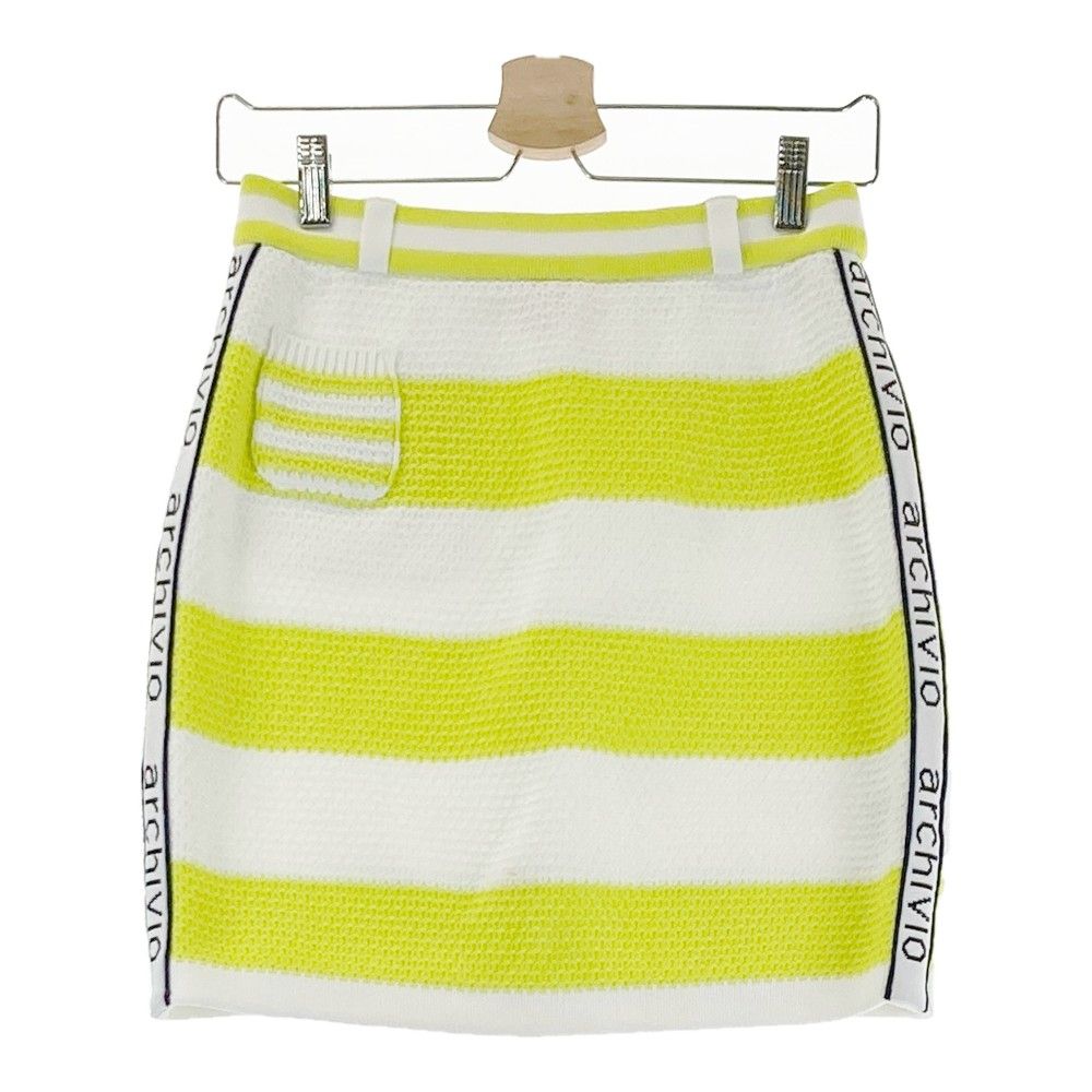 【新品】アルチビオ　スカート　３８サイズ サイズ：38 ARCHIVIO アルチビオ プリーツ切替 ストレッチ