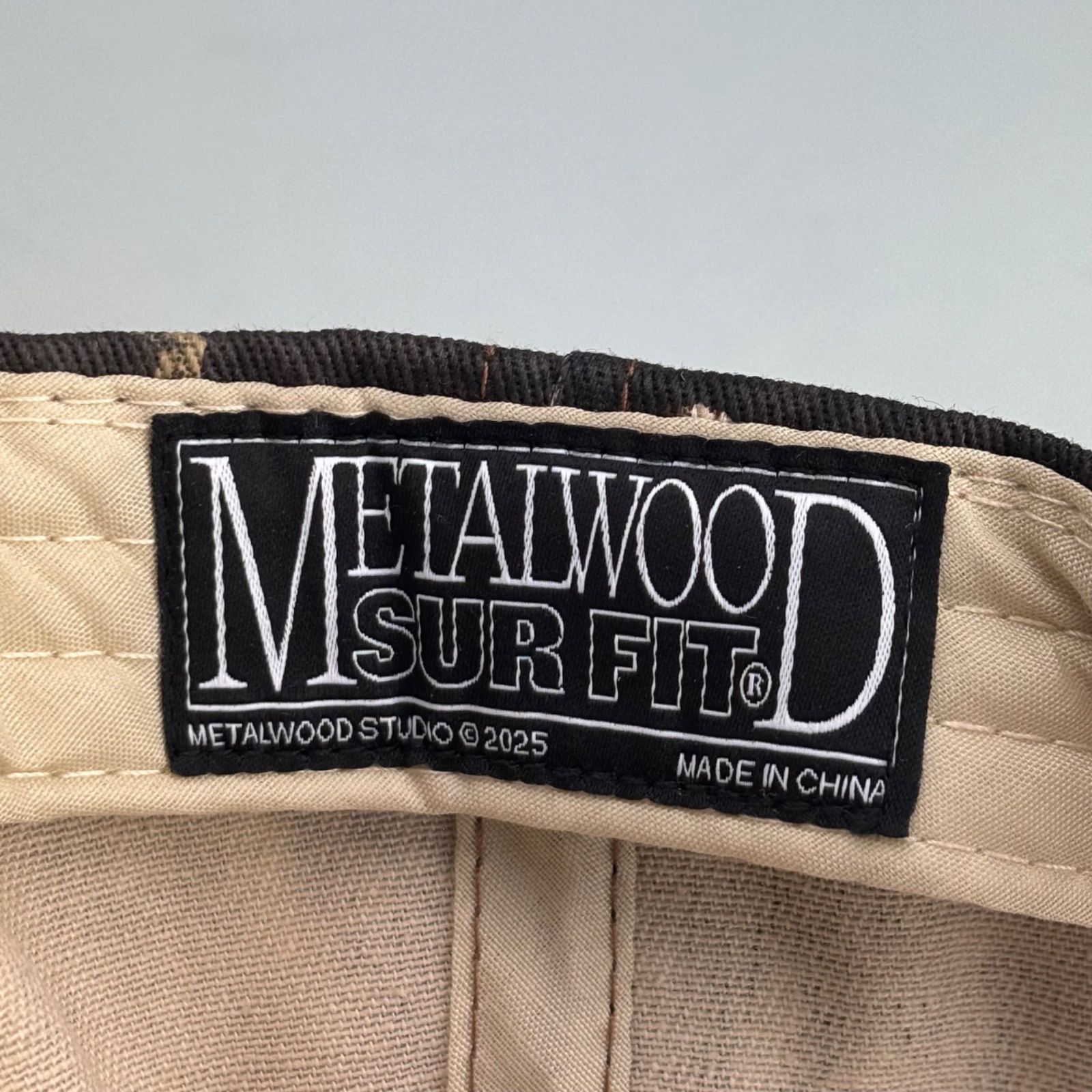 lwood カモフラージュキャップ　メタルウッド METALWOOD カモフラージュキャップ ベルクロバック メタルウッド