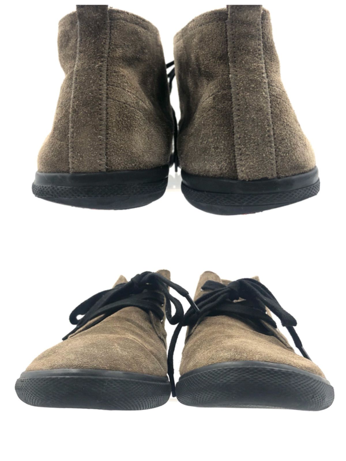 PRADA スエード ショートブーツ　ブラウン Prada スエード ブーツ | ブラウン | FARFETCH JP