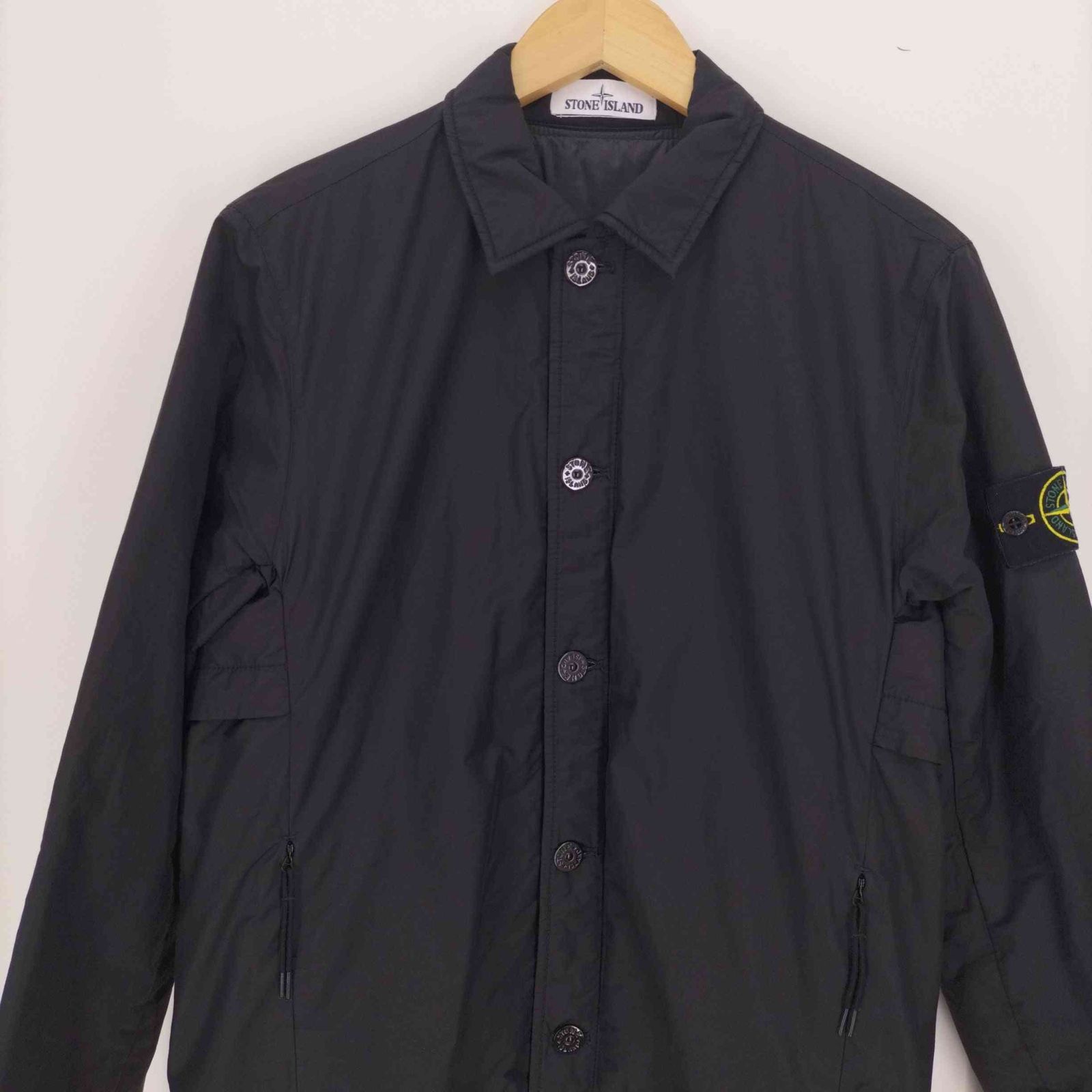 ストーンアイランド STONE ISLAND 21AW PRIMALOFT BUTTON OVERSHIRT プリマロフト ボタン オーバーシャツ  ナイロン コーチ ジャケット メンズ import：S - メルカリ