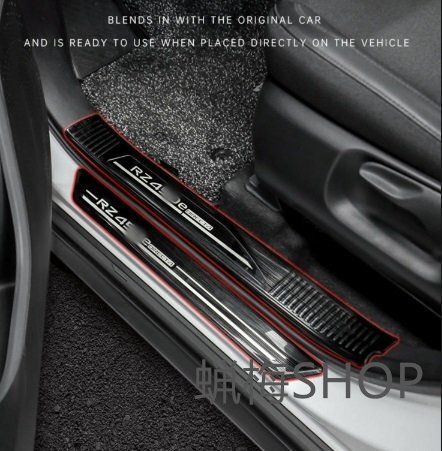 レクサス RZ450e 2025- 内置 外置ステンレス製ドアスカッフプレート 前後ステッププレート8p 2色選択 FFCRYSTALESIA_COM