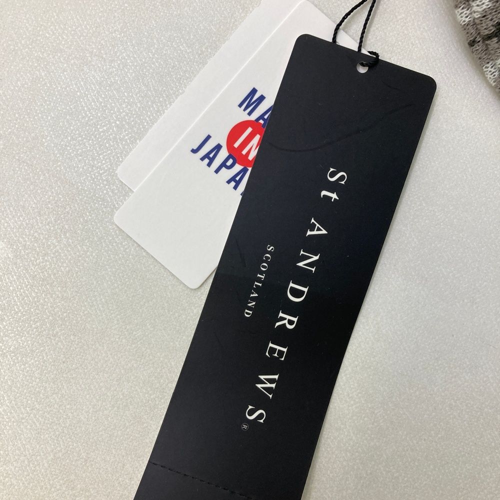 サイズ：LL ST ANDREWS セントアンドリュース 042-9270253 ウール混 ニット セーター 総柄 ブラウン系 [240101484213] ゴルフウェア メンズ ストスト サイズ：LL ST ANDREWS セントアンドリュース 042-9270253