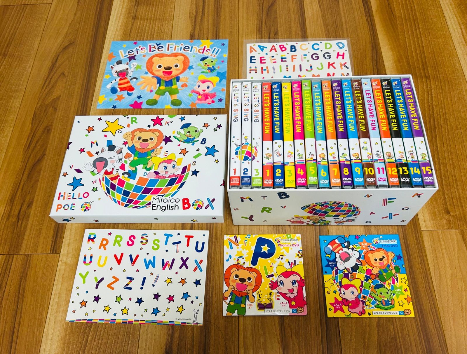 Amazon.co.jp: ミライコイングリッシュ DVD&CDのフルセット : DVD