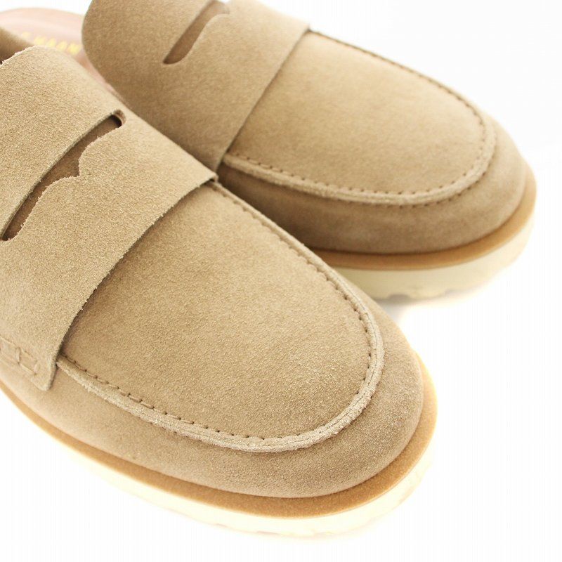 【未使用保管品】コールハーン ジュネーブ ラグ スリング ミュール 黒 6.5 未使用保管品】コールハーン ジュネーブ ラグ スリング ミュール