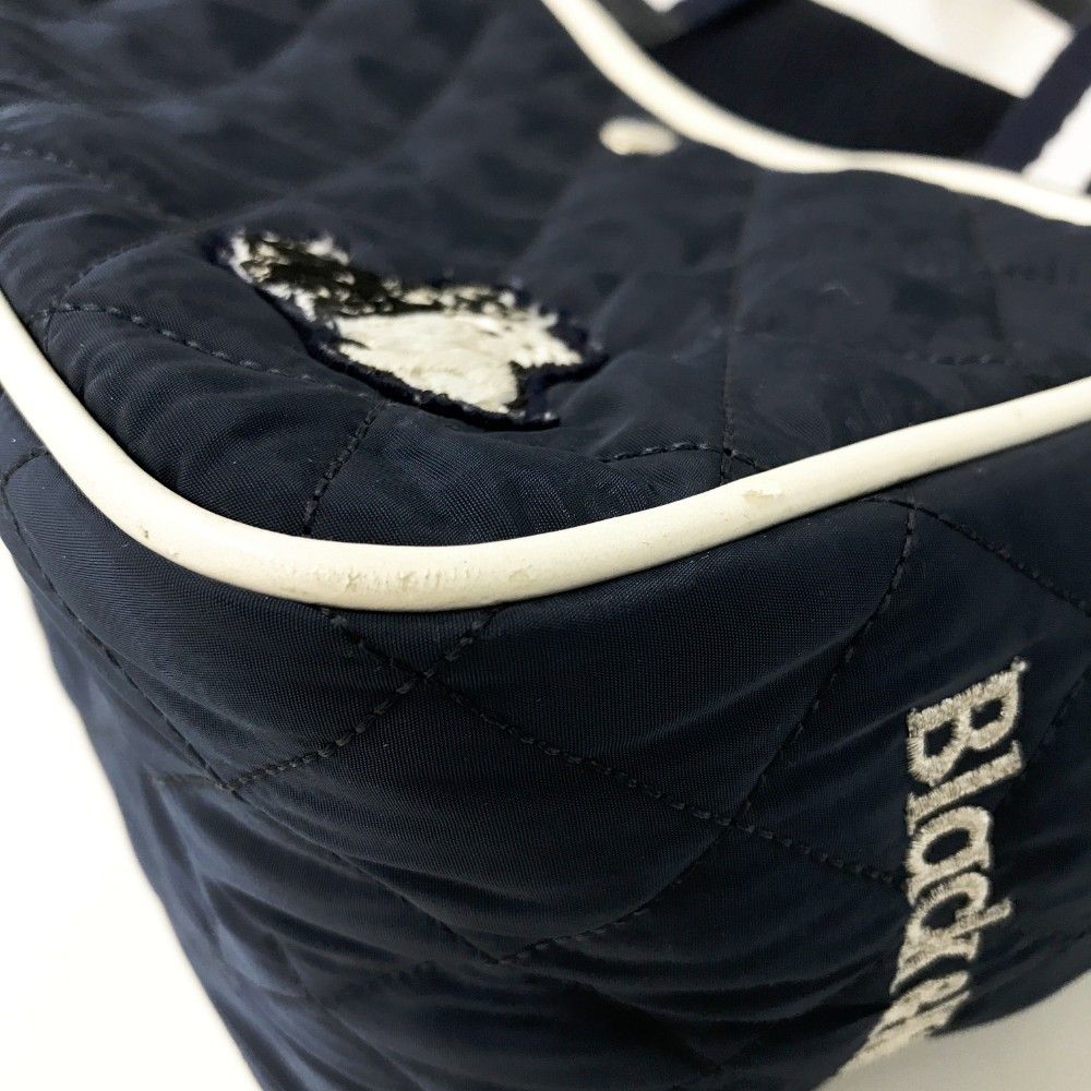 BLACK&WHITE ブラックアンドホワイト カートバッグ ネイビー系