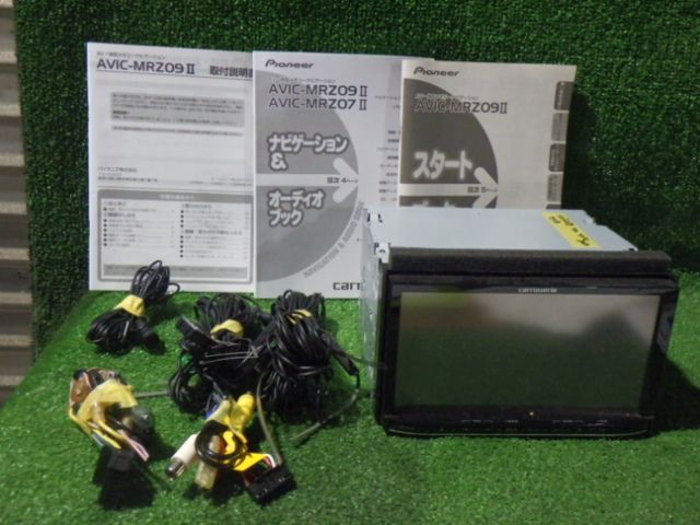 N2312-19 カロッツェリア AVIC-MRZ09Ⅱ メモリ 4×4地デジ内蔵ナビ 2012年 取説セット