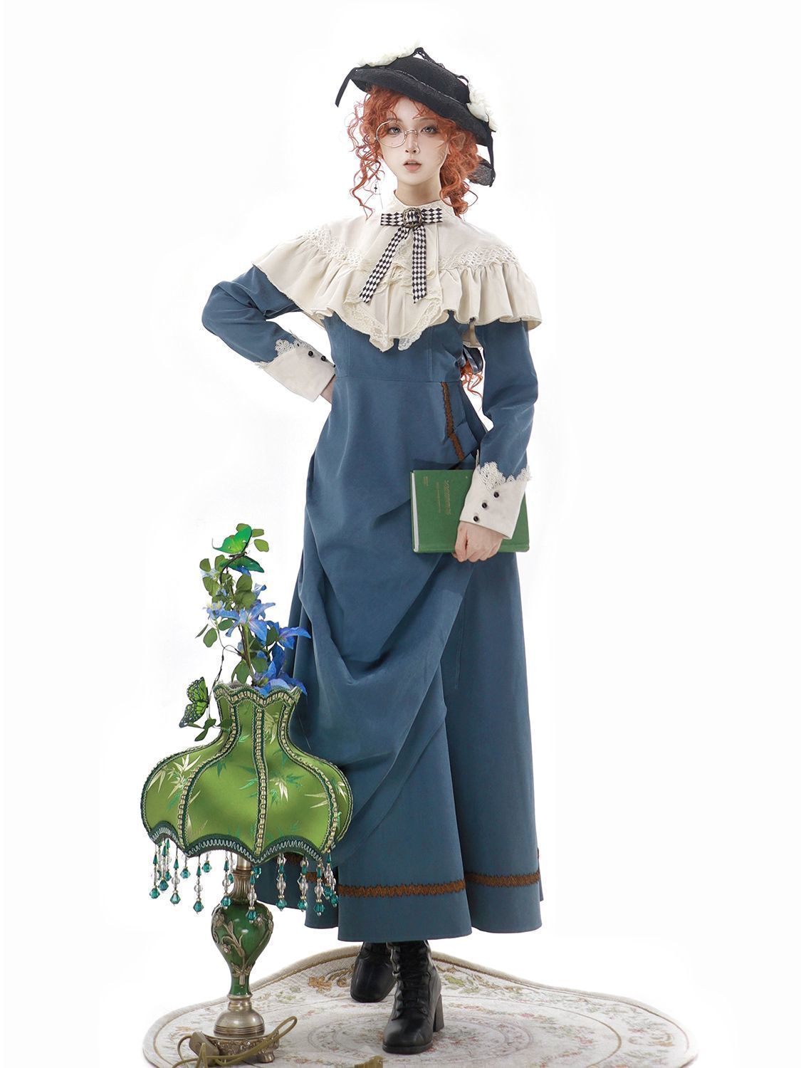 新品未使用 ロングスリーブ ロリータドレス ヴィンテージ風 長袖ワンピース 欧風 新品未使用 ロングスリーブ ロリータドレス ヴィンテージ風 長袖