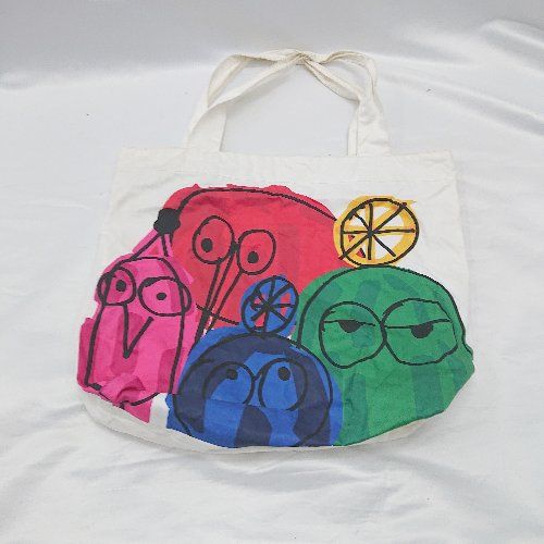 ◇ Θ MARNI マルニ イラストプリント キッズ トートバッグ ホワイト系 
