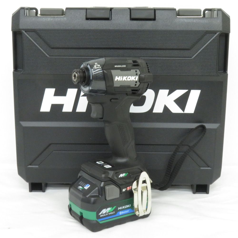 HiKOKI ハイコーキ マルチボルト36V コードレスインパクトドライバ ケース・充電器・Bluetoothバッテリ2個セット WH36DD(2XHBSZ) 未使用品