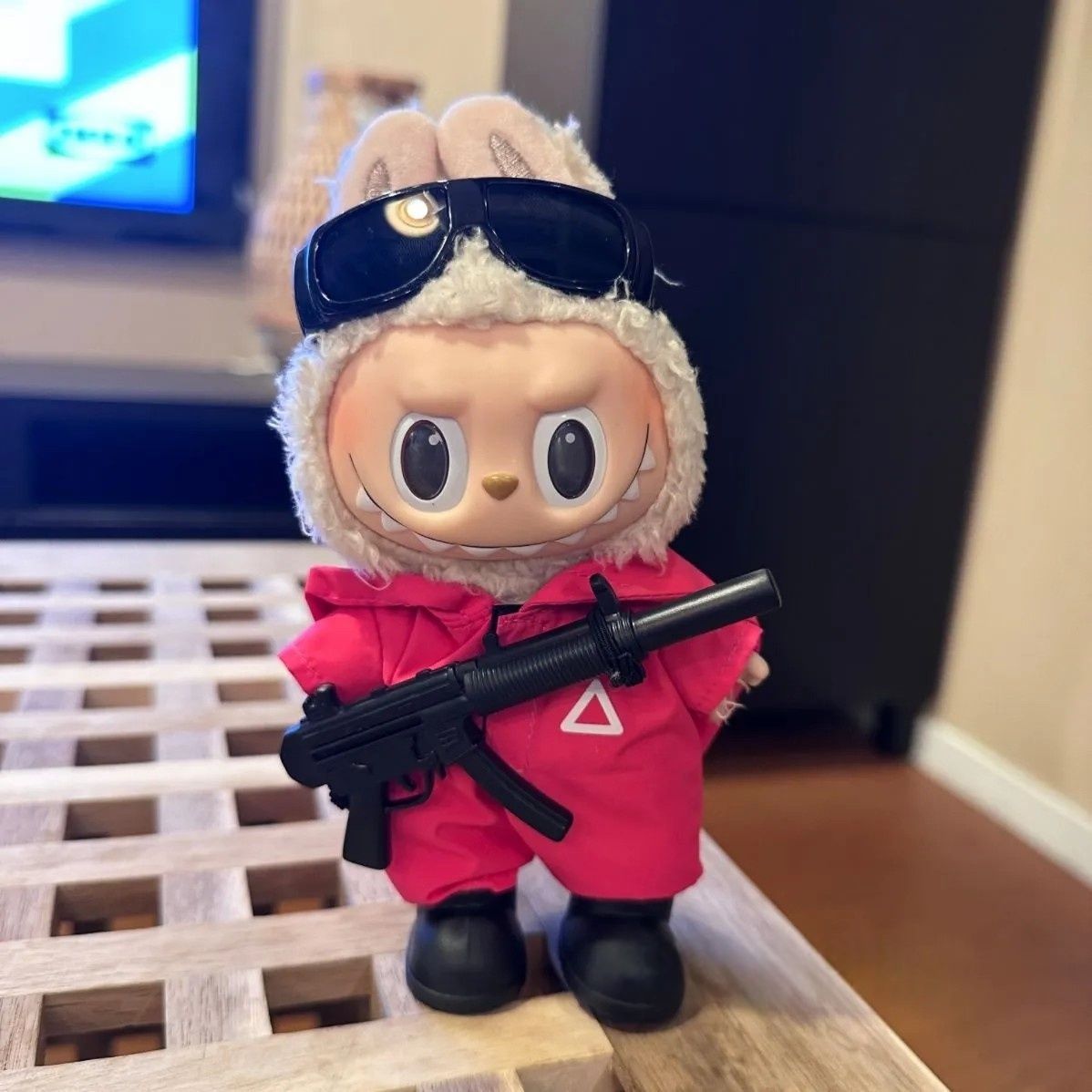 ぬいぐるみ服 labubu ラブブ イカゲーム パーカー 15cm~17cm 第1