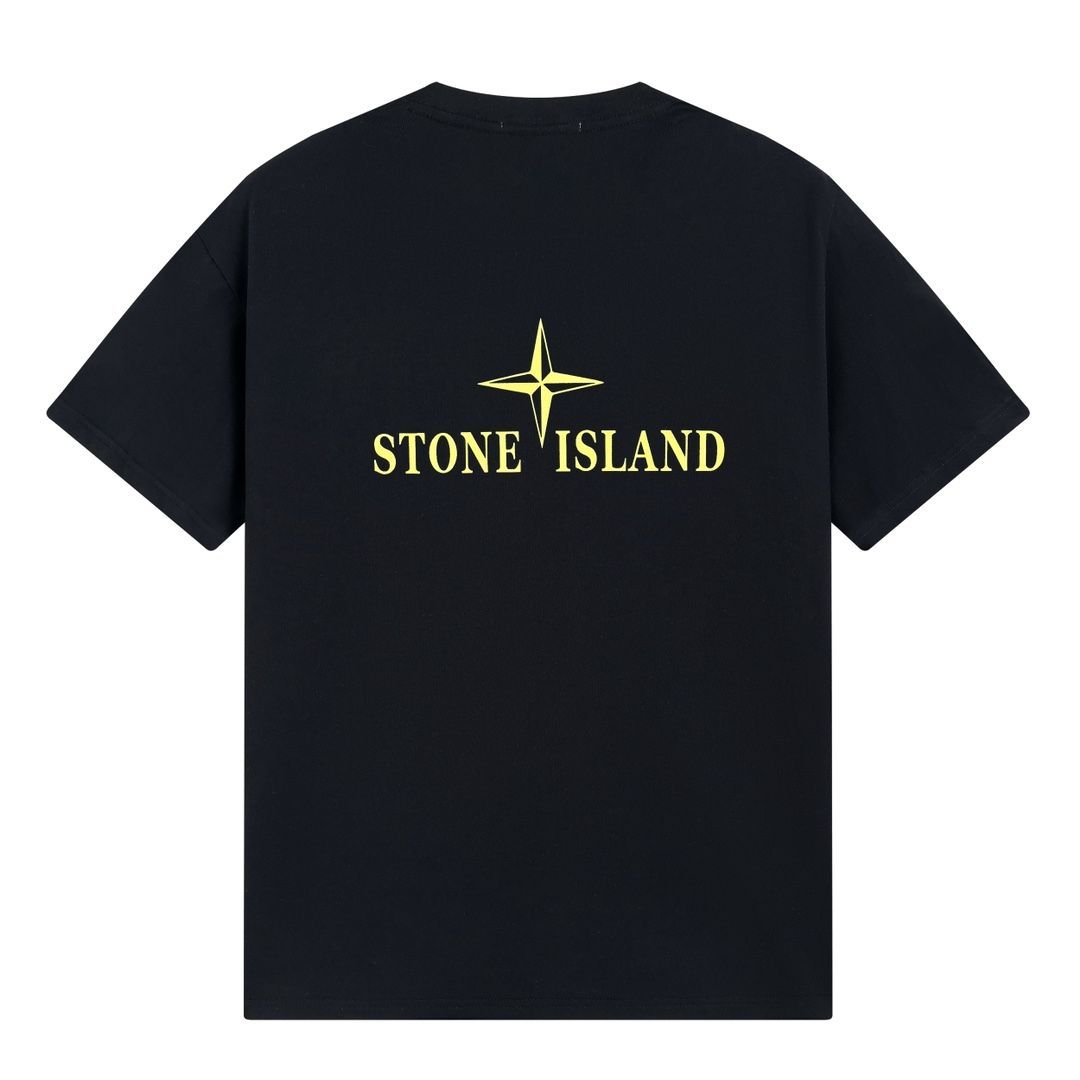 Stone Island ストーンアイランド 炎のコンパスプリント 半袖Tシャツ 