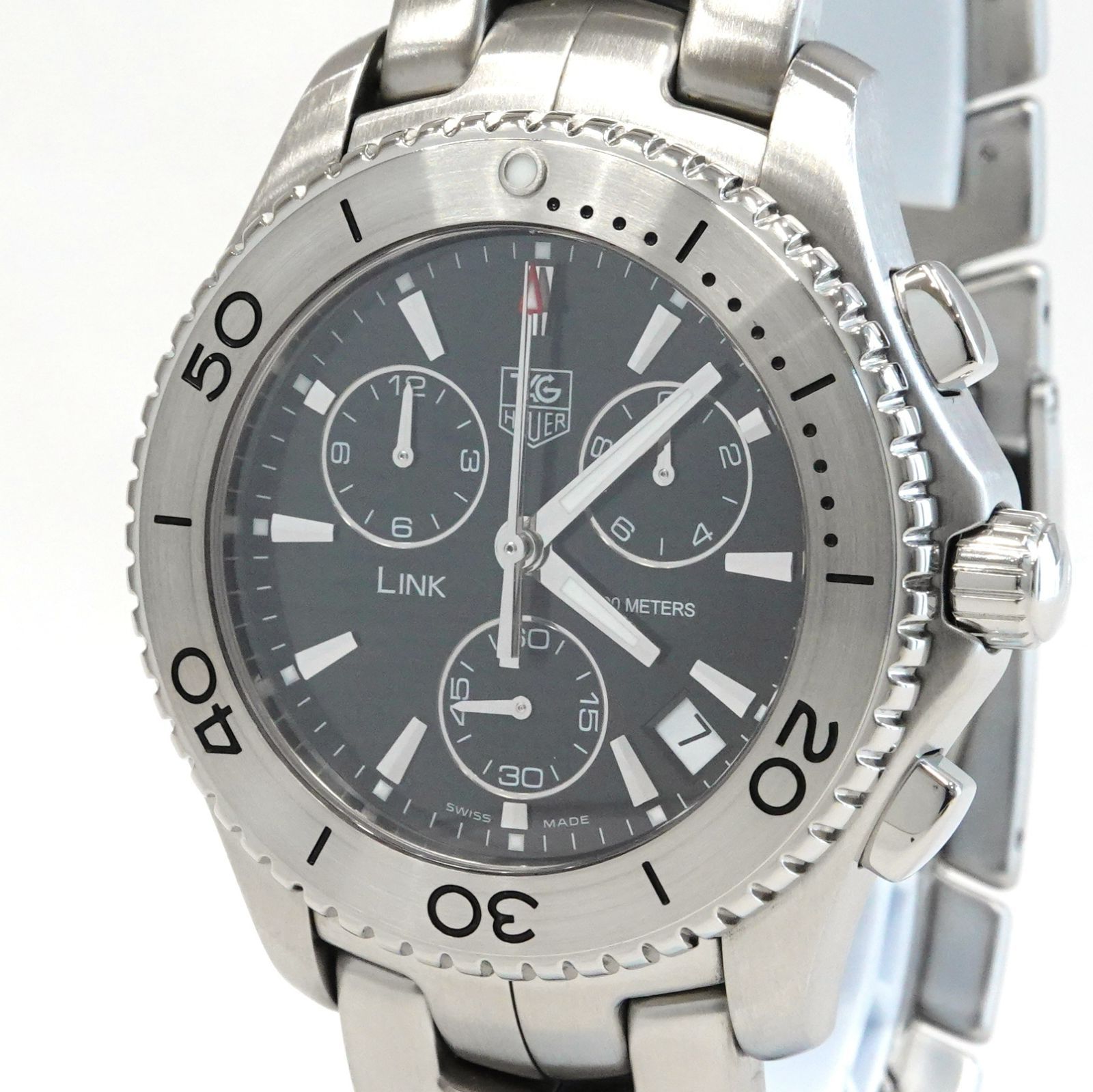 TAG HEUER タグホイヤー リンク CJ1110 メンズ クォーツ クロノ TAG HEUER タグホイヤー リンク CJ1110 メンズ クォーツ クロノ