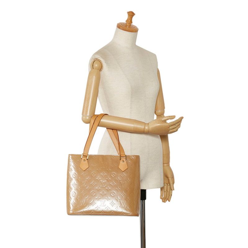 ルイ ヴィトン モノグラム ヴェルニ ヒューストン M91340 ノワゼット  