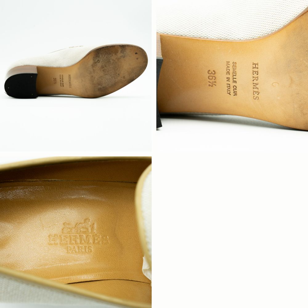 美品 Hermes コンスタンス ローファー 深長 23.5