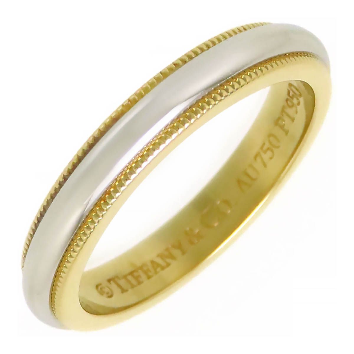 TIFFANY&Co. ティファニー ミルグレインバンドリング#7.5 A