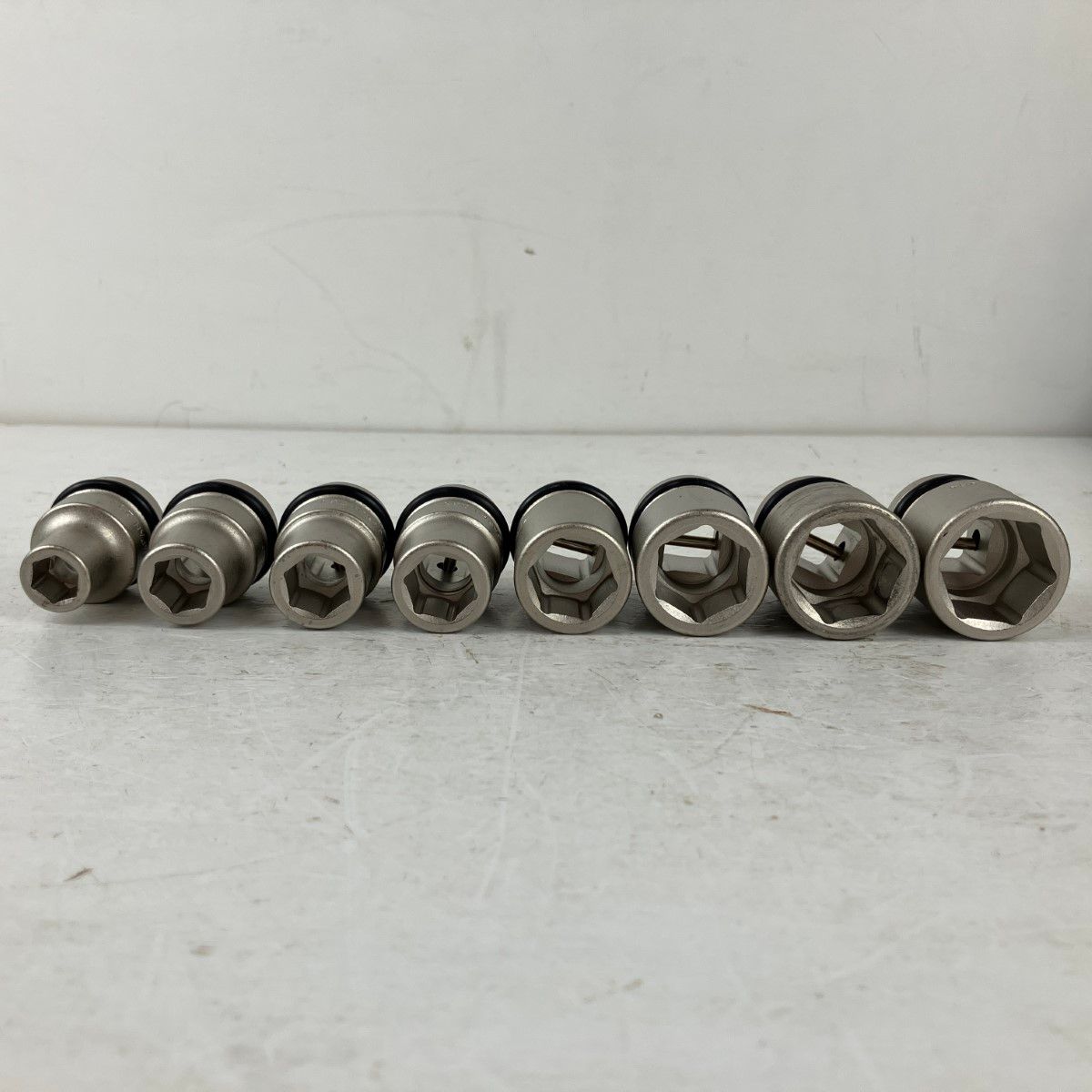ЗЗTONE トネ 6角 12.7mm インパクト用ソケットセット エクステンションバー ボールジョイント NV4132 シルバー